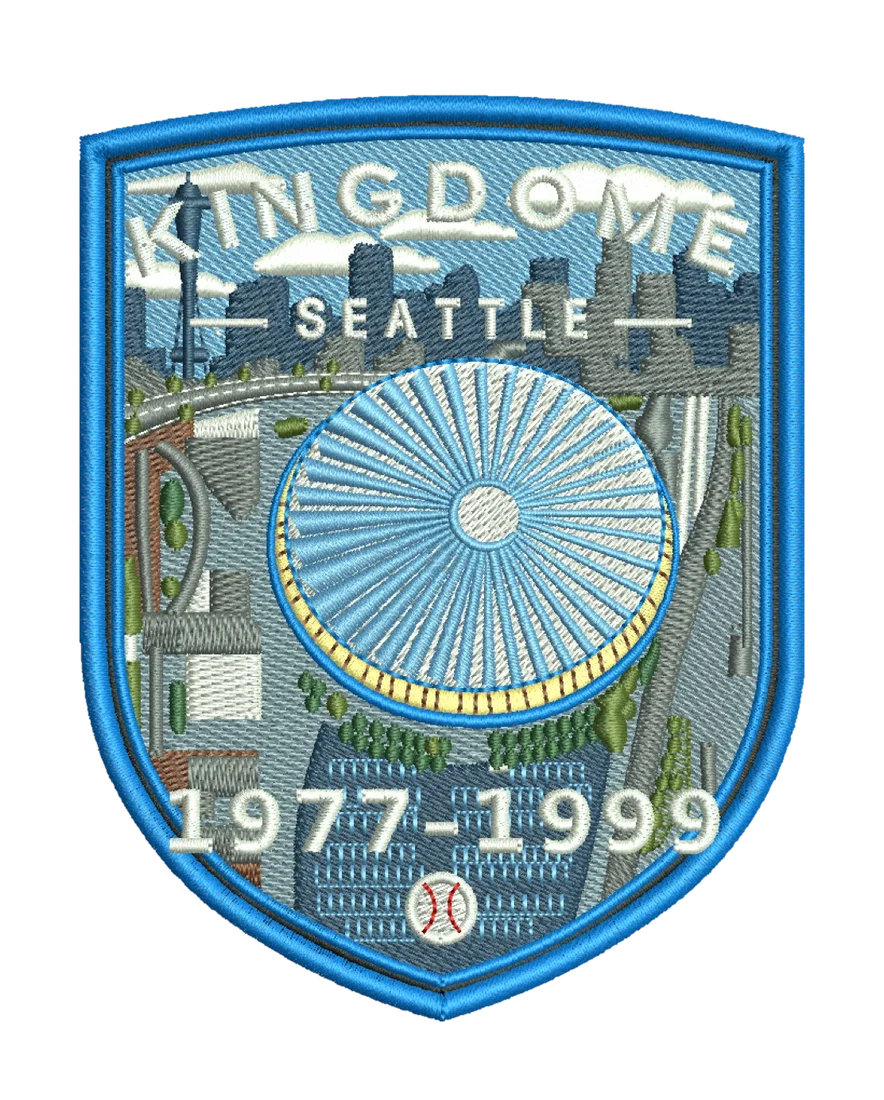 Kingdome Seattle commemorative stadium patch, 1977–1999